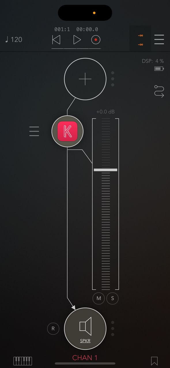 AUv3 effect mode — Phone 화면