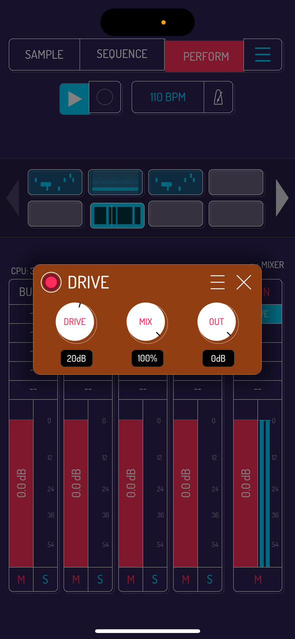 Drive — Phone 화면