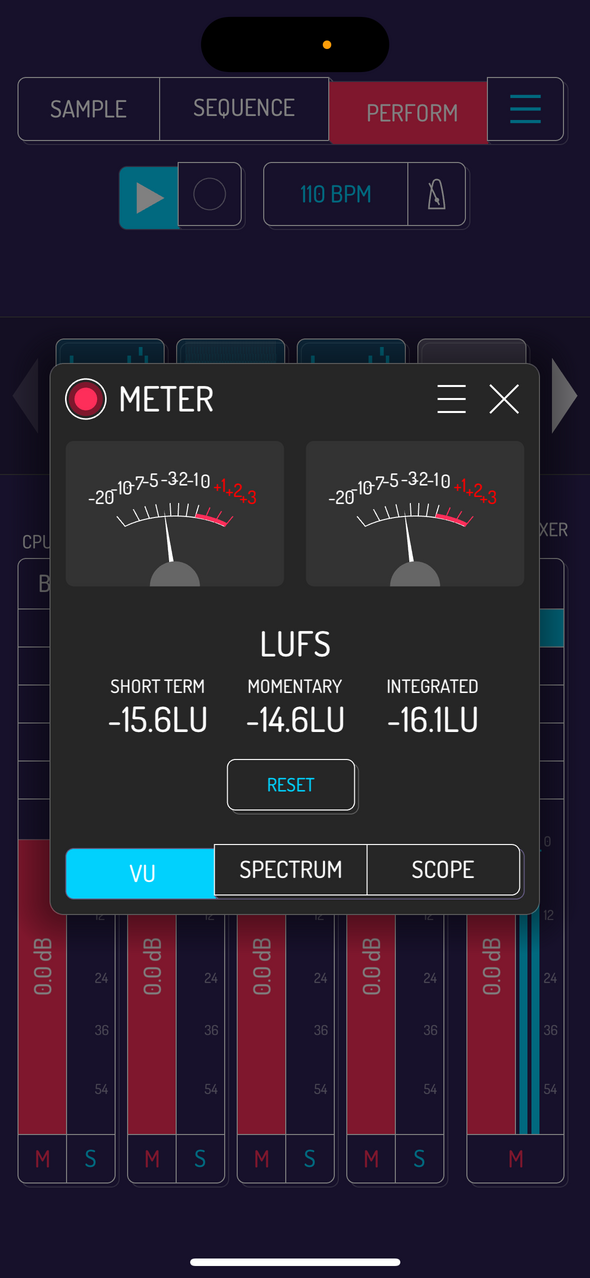 Meter effect — Phone 화면