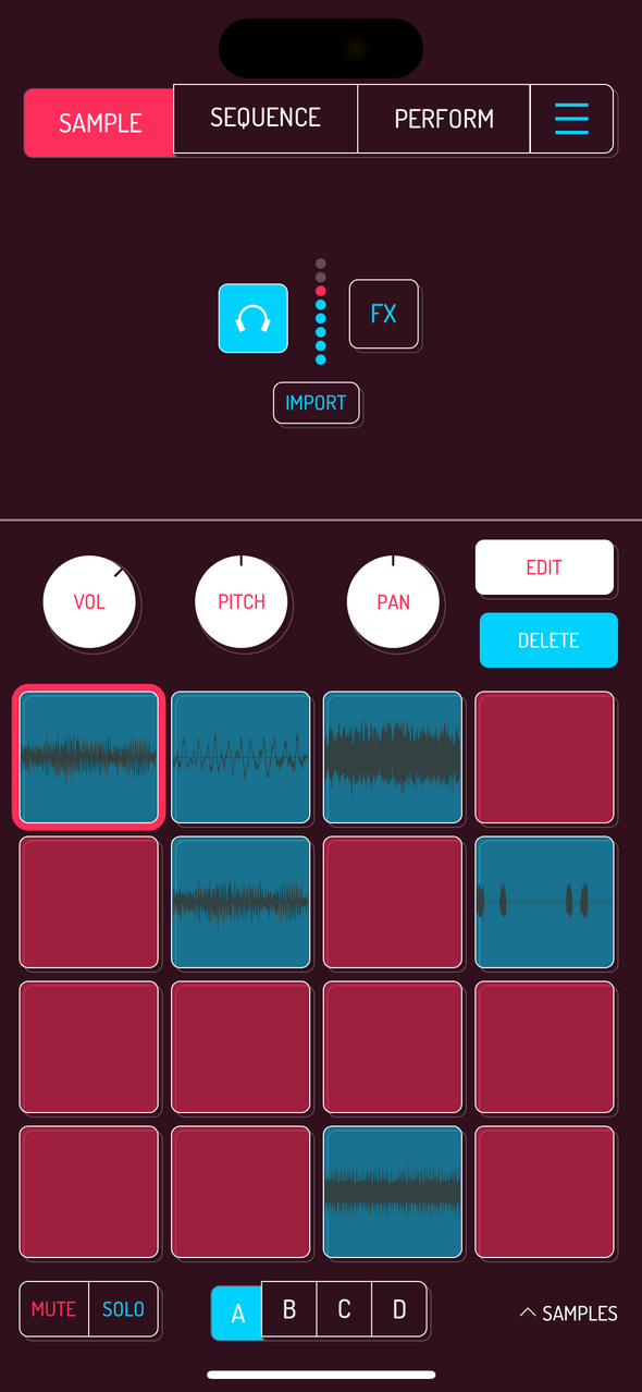 Active monitoring — Phone 화면