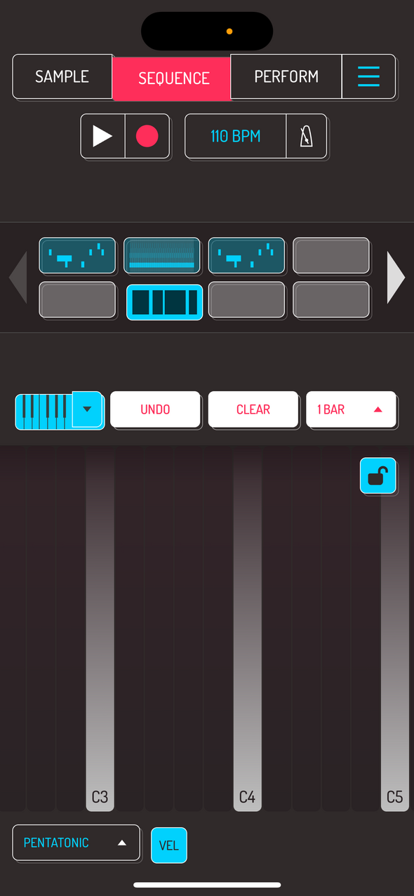 Keyboard mode unlocked — Phone 화면