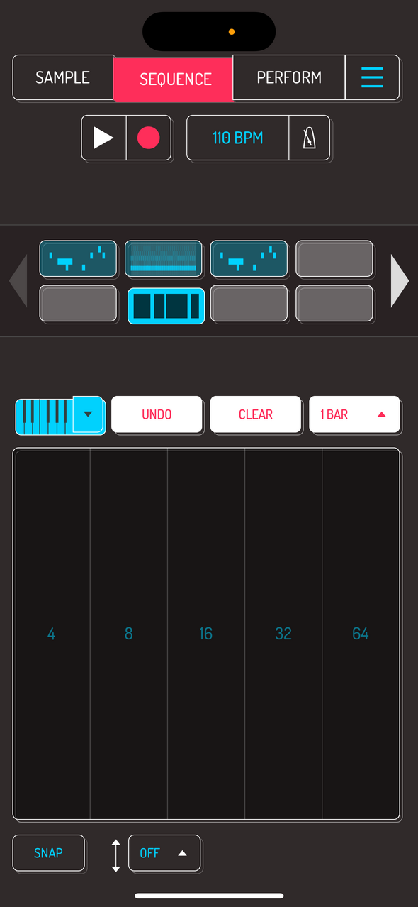 Note repeat keyboard — Phone 화면