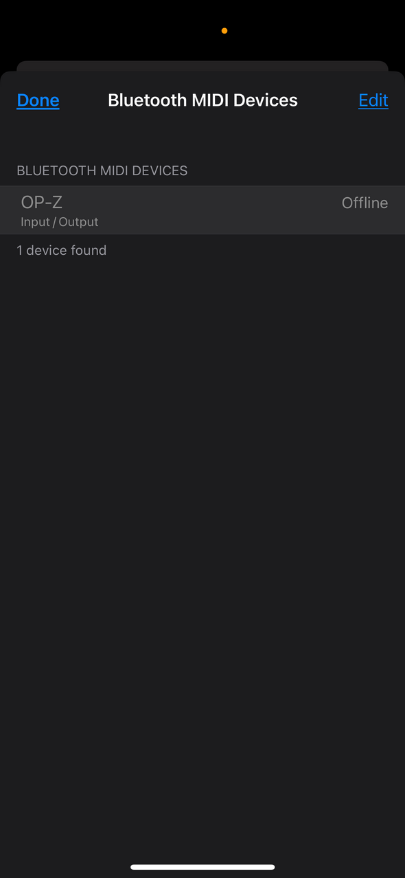 Bluetooth settings — Phone 화면